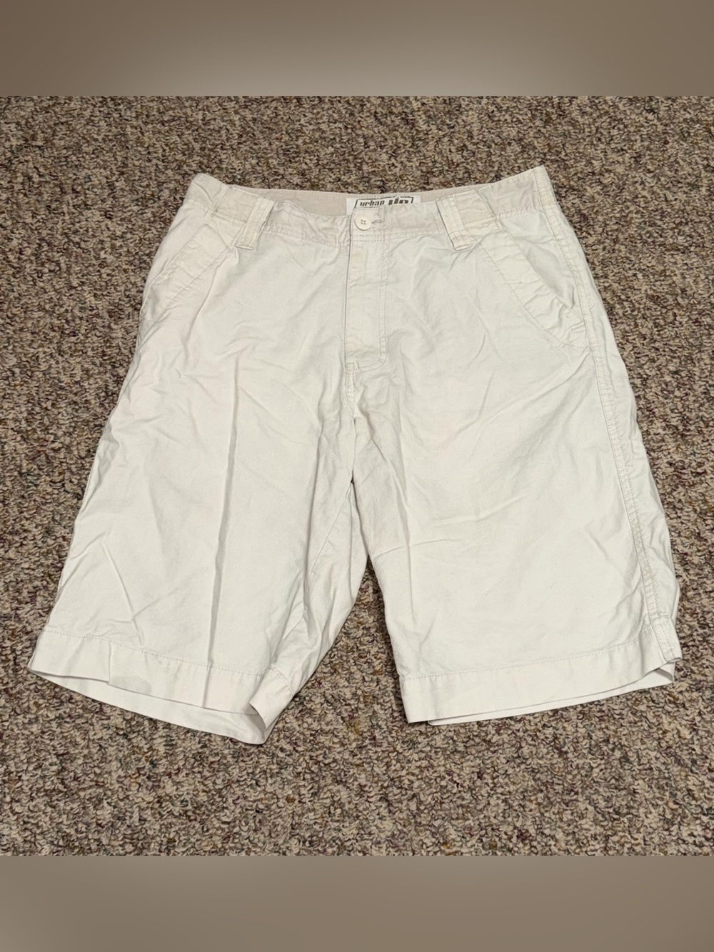 Men's size 31 shorts White Casual Cotton Shorts urban pipeline